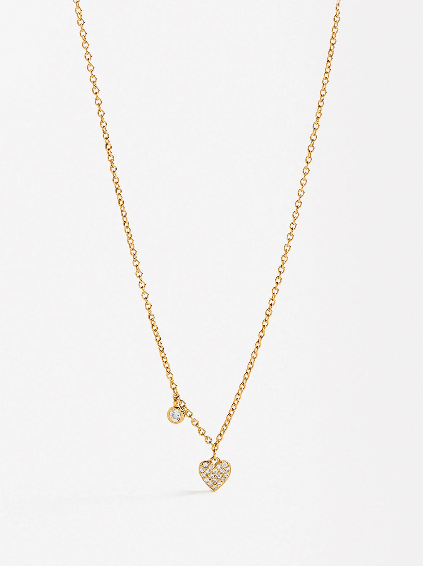 Colar Star Heart - Prata 925 - Banho Ouro 18k