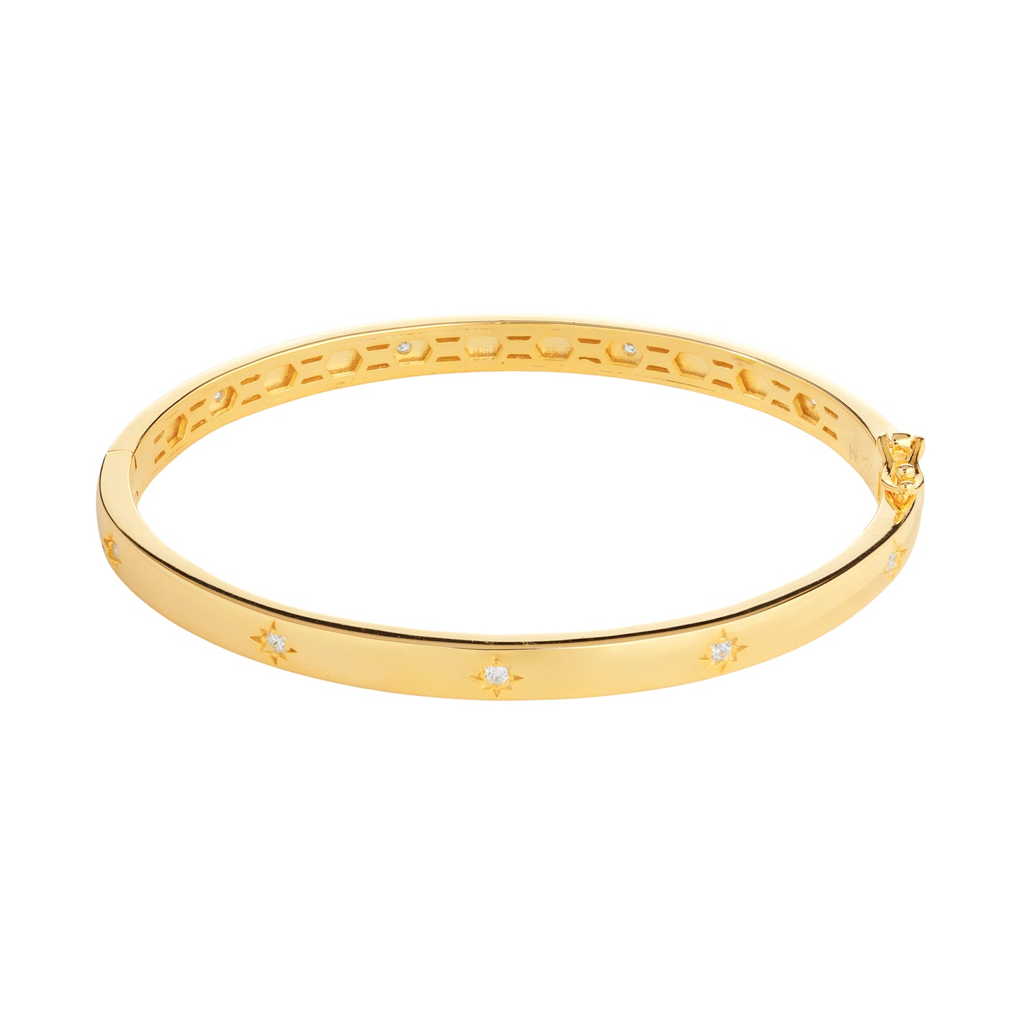 Pulseira Star Shiny - Prata 925 - Banho Ouro 18k