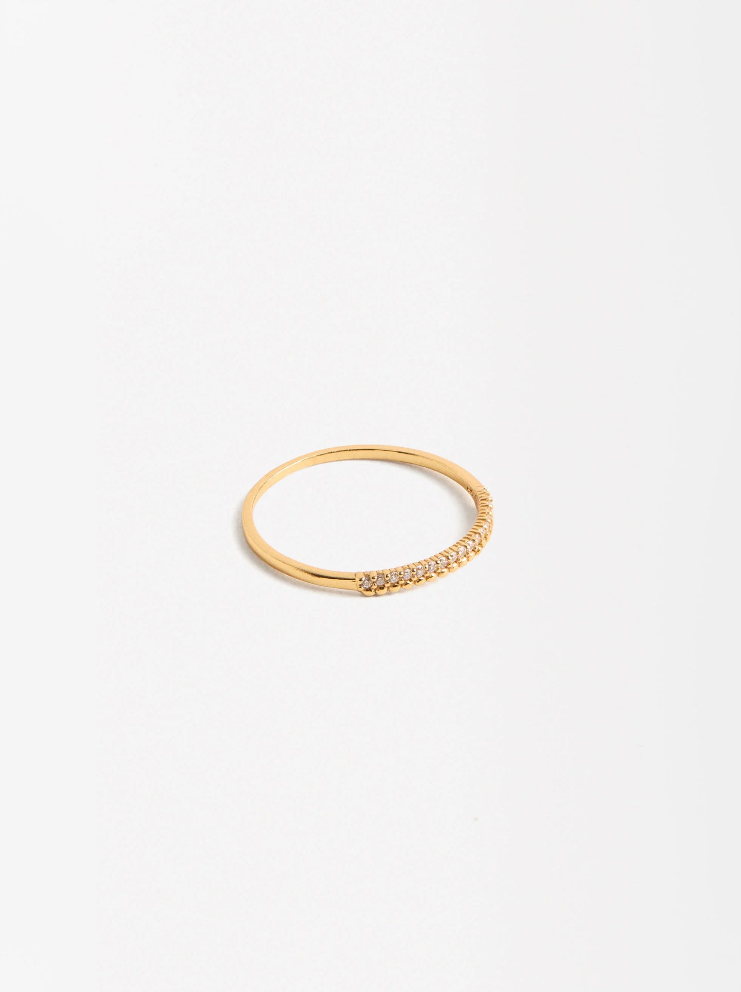 Anel Simple Gold Deluxe - Prata 925 - Banho Ouro 18k