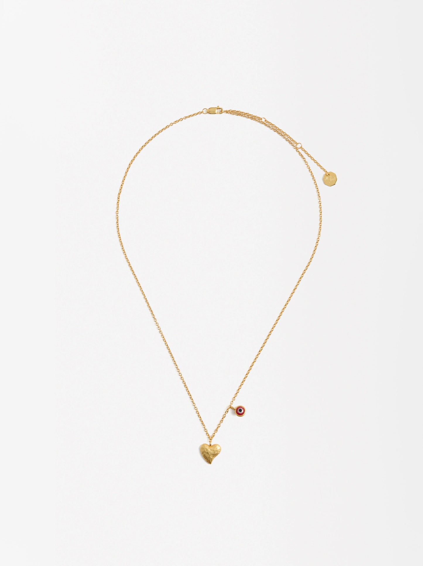 Colar Solid Heart - Prata 925 - Banho Ouro 18k